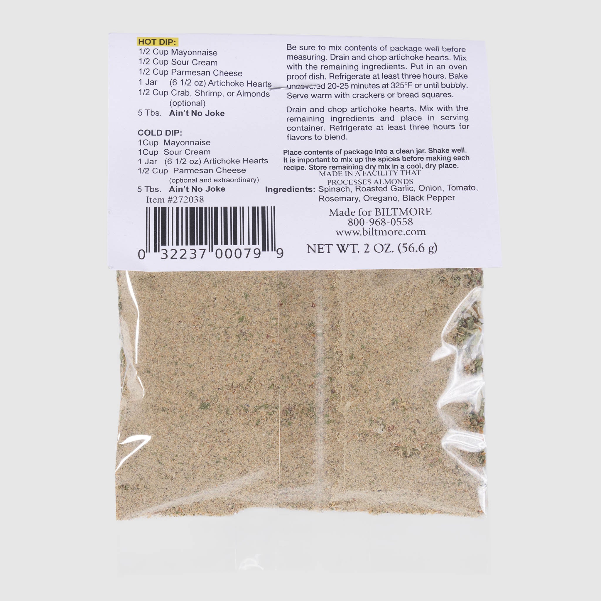 Ain’t No Joke It’s Spinach Artichoke Dip Mix - Image 2