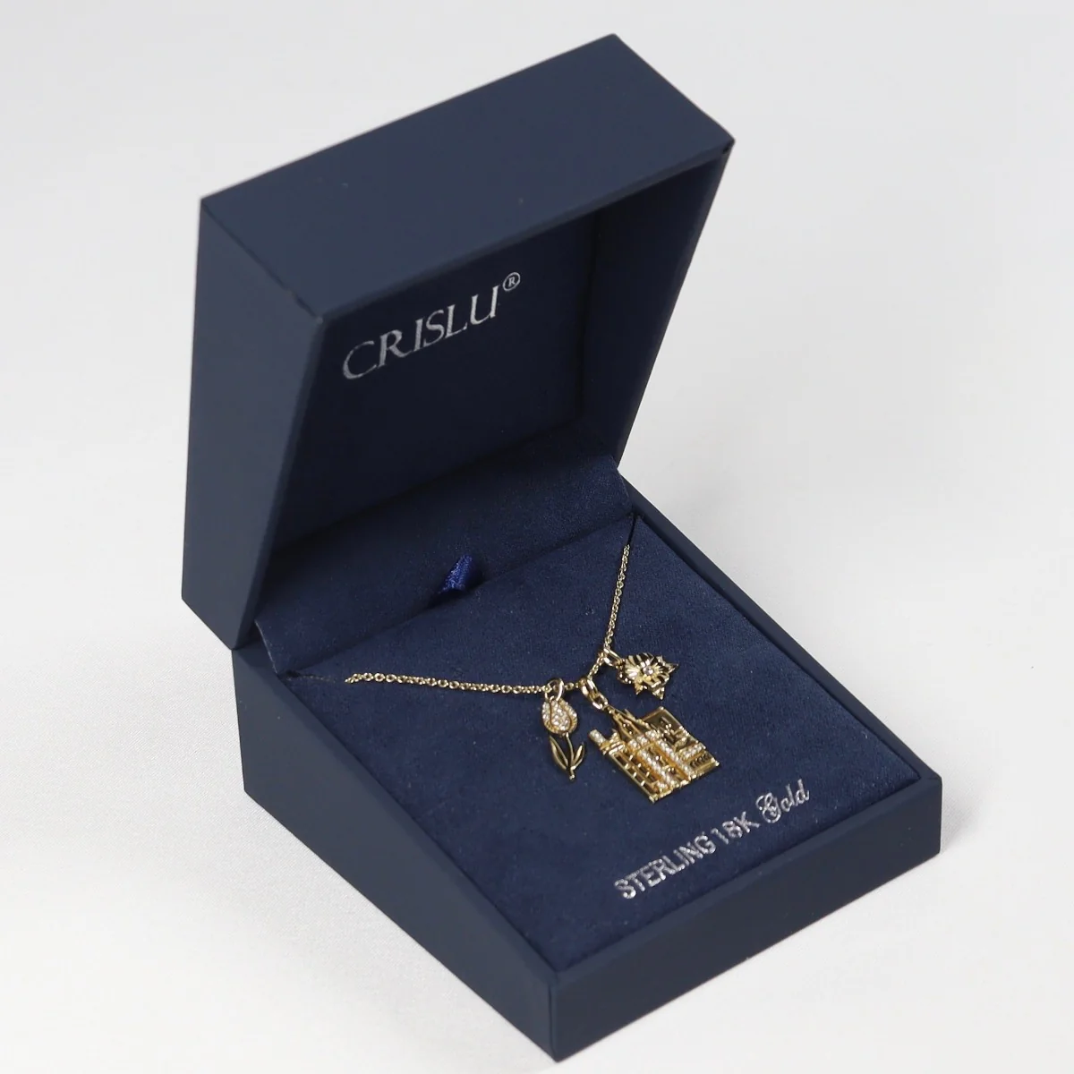 Biltmore Blooms Necklace in Gold by CRISLU - Image 2