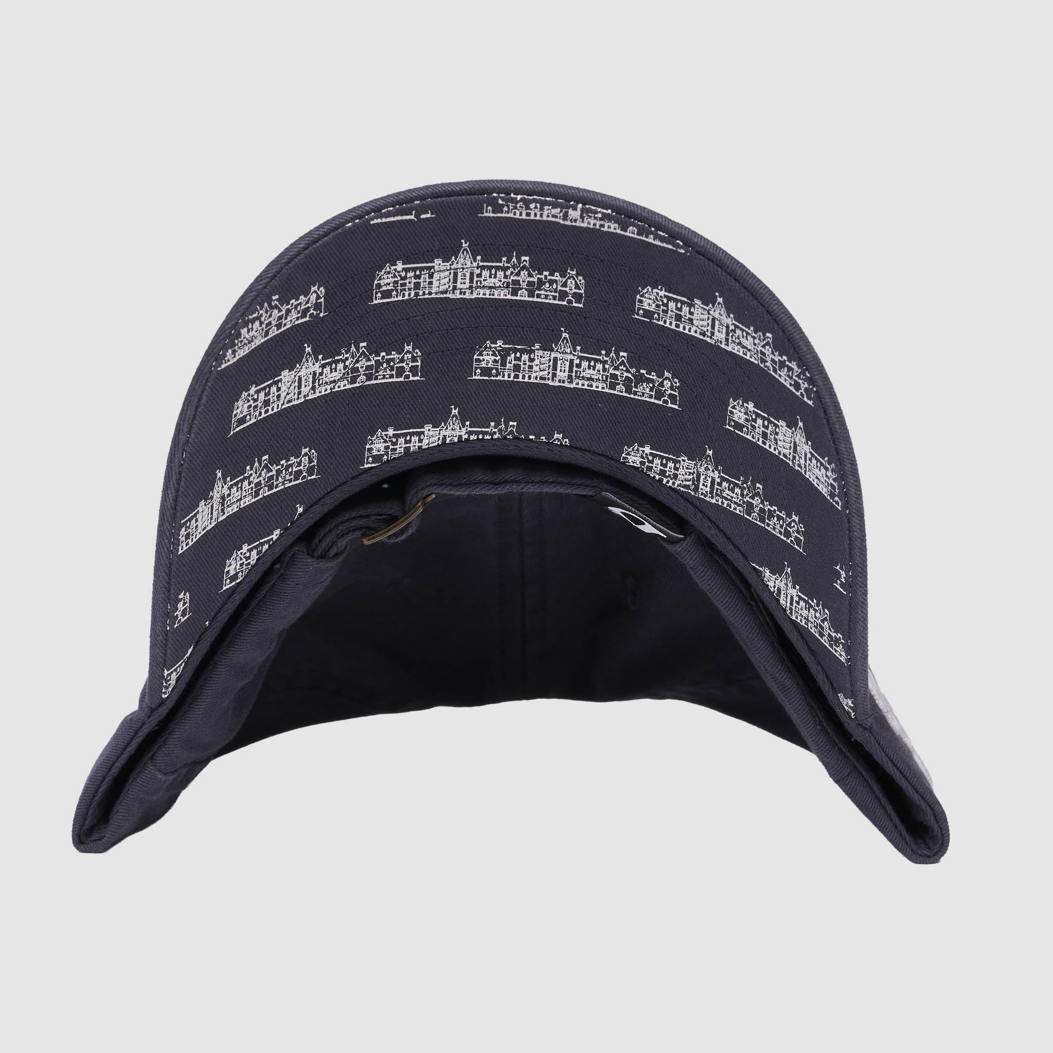 Biltmore Hat – Navy Blue, White Script - Image 3