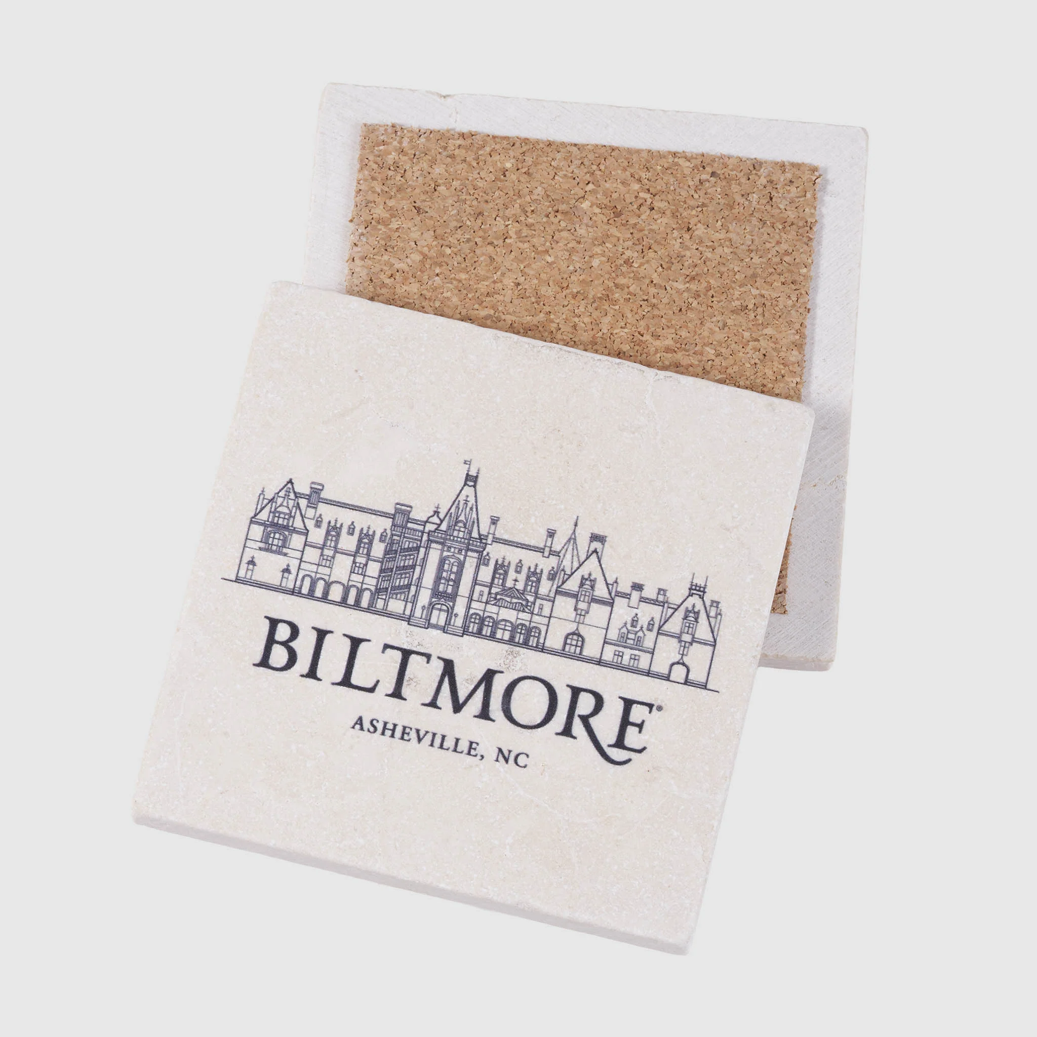Biltmore House Façade Coaster – Stone - Image 2