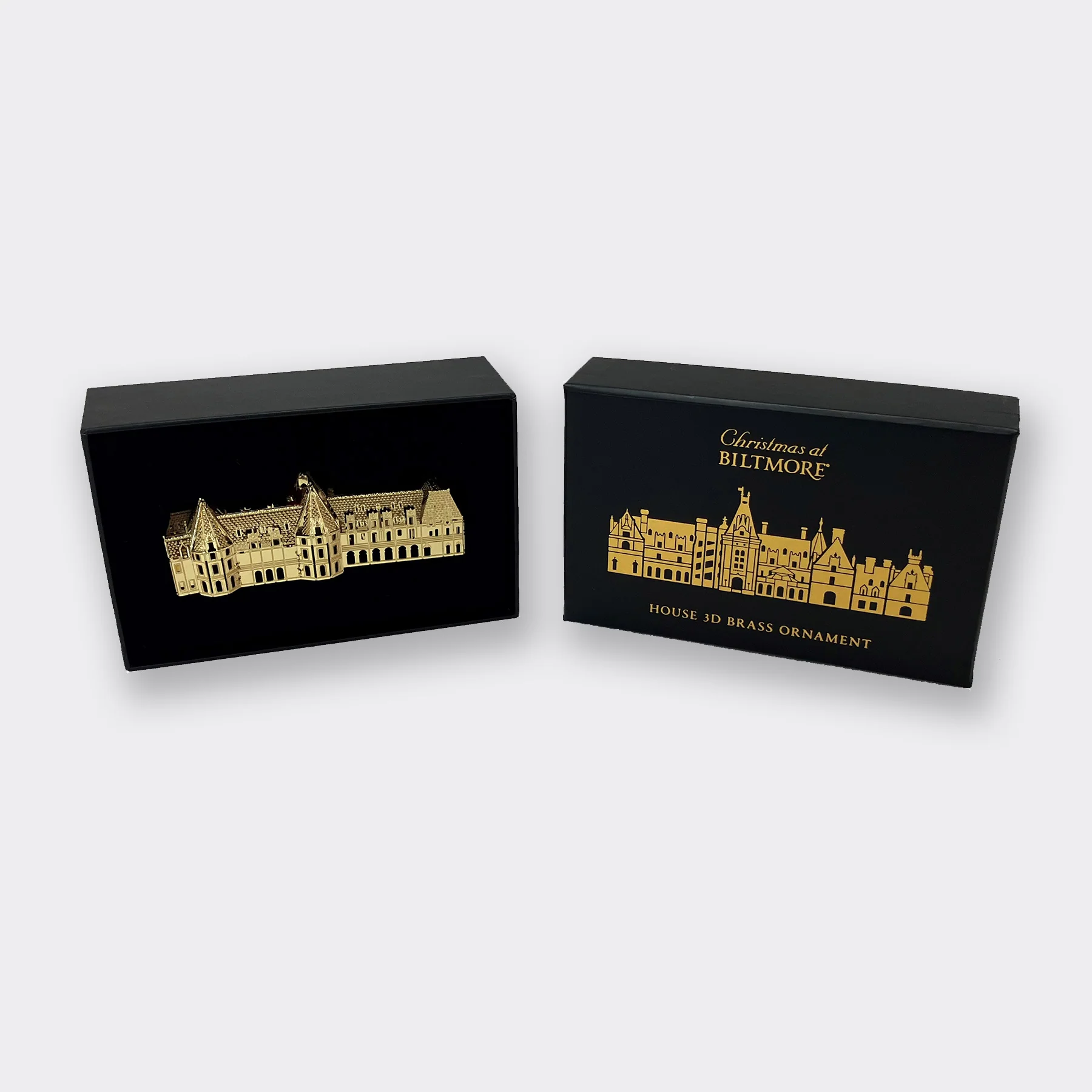 Christmas at Biltmore Three-Dimensional Brass Ornament – Biltmore House - Image 4