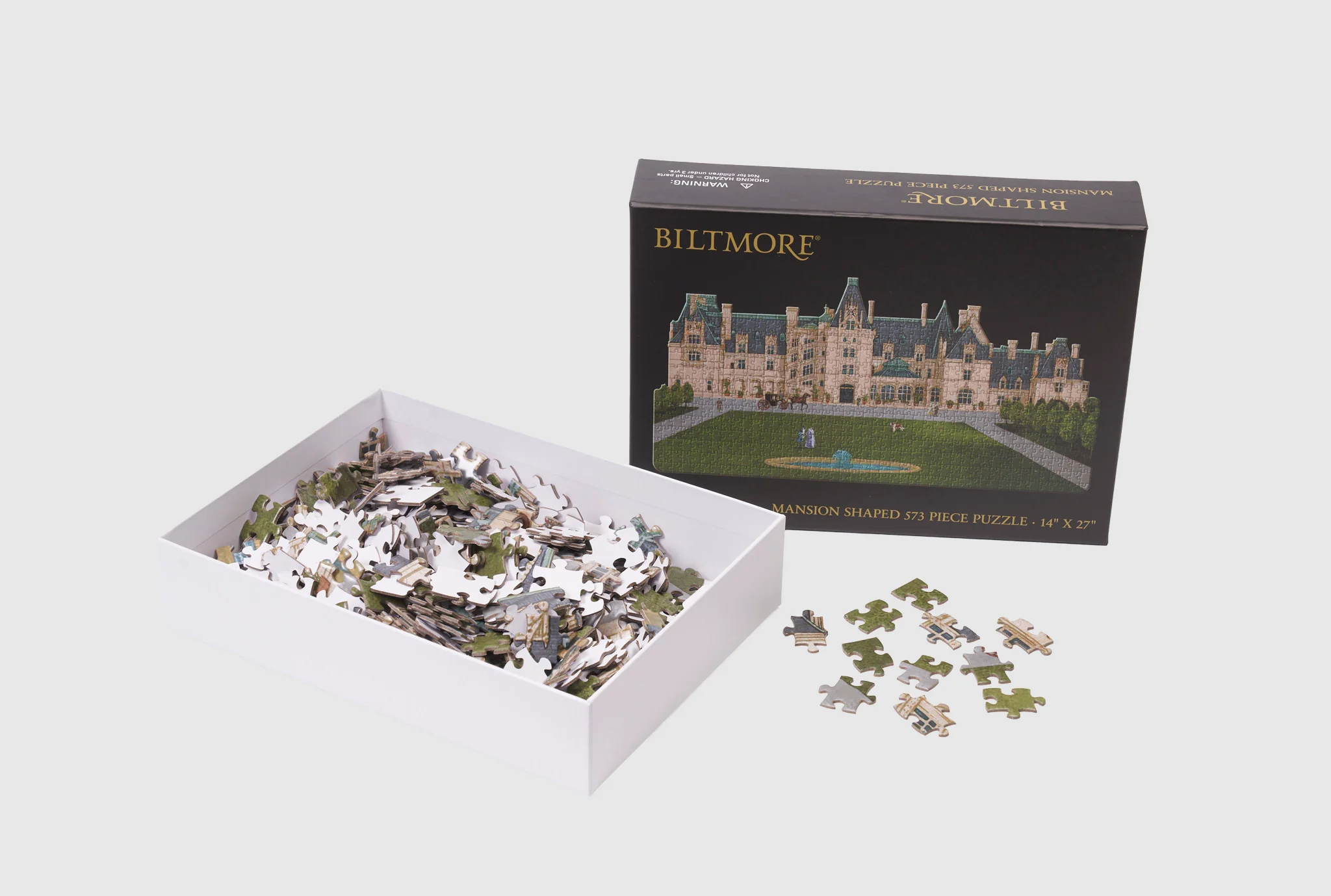 Biltmore House-Shaped Jigsaw Puzzle - Image 2