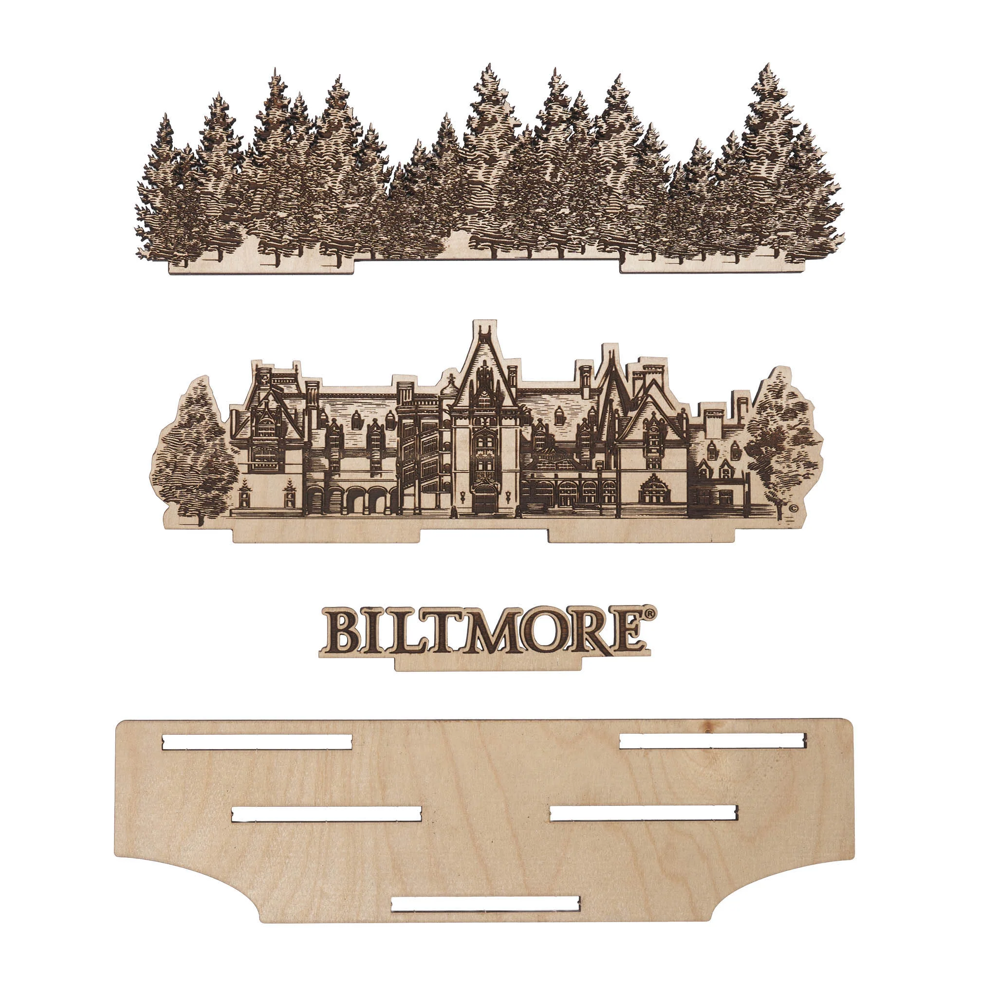 Biltmore House Wood Diorama - Image 2