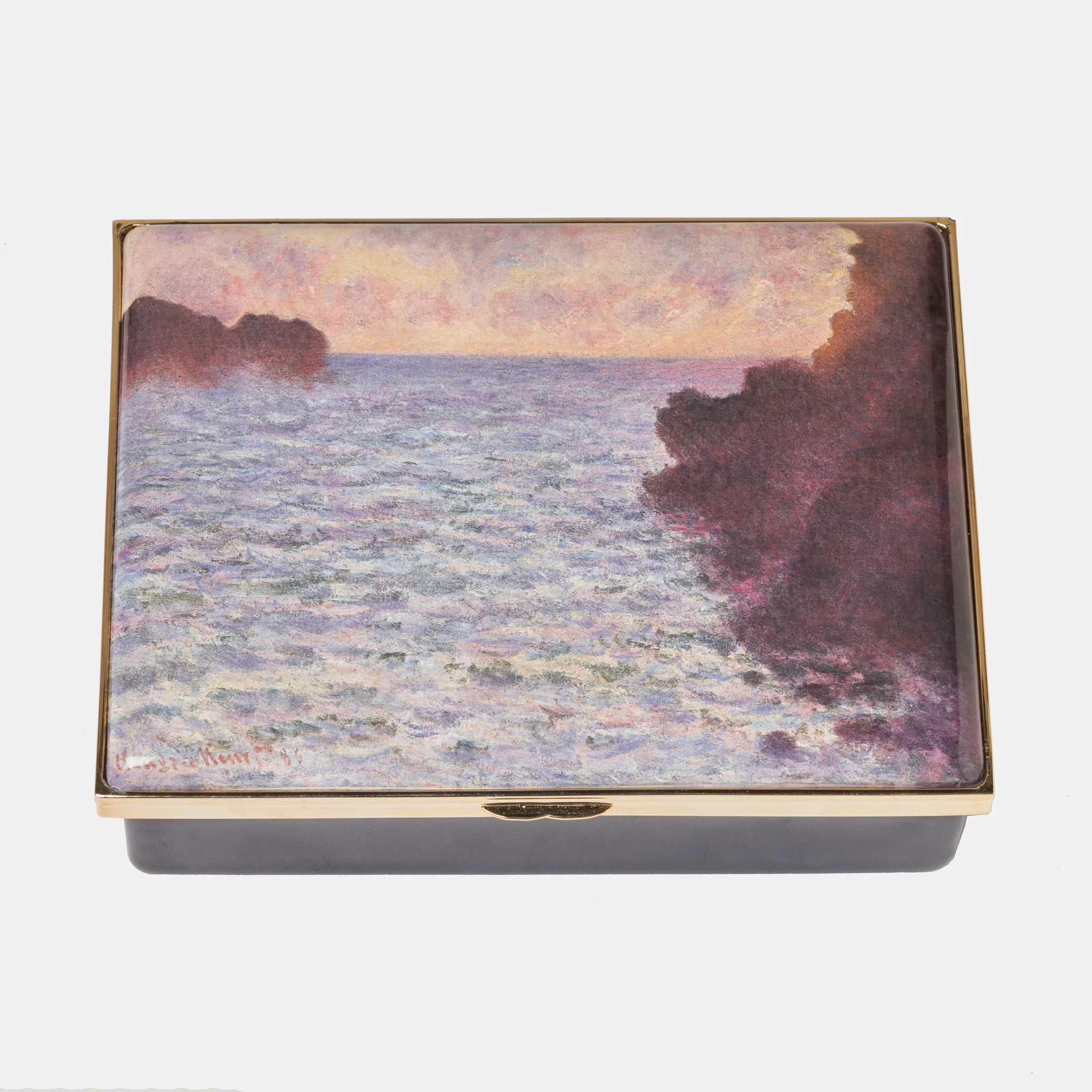 Biltmore® Leather-Lined Enamel Box by Halcyon Days