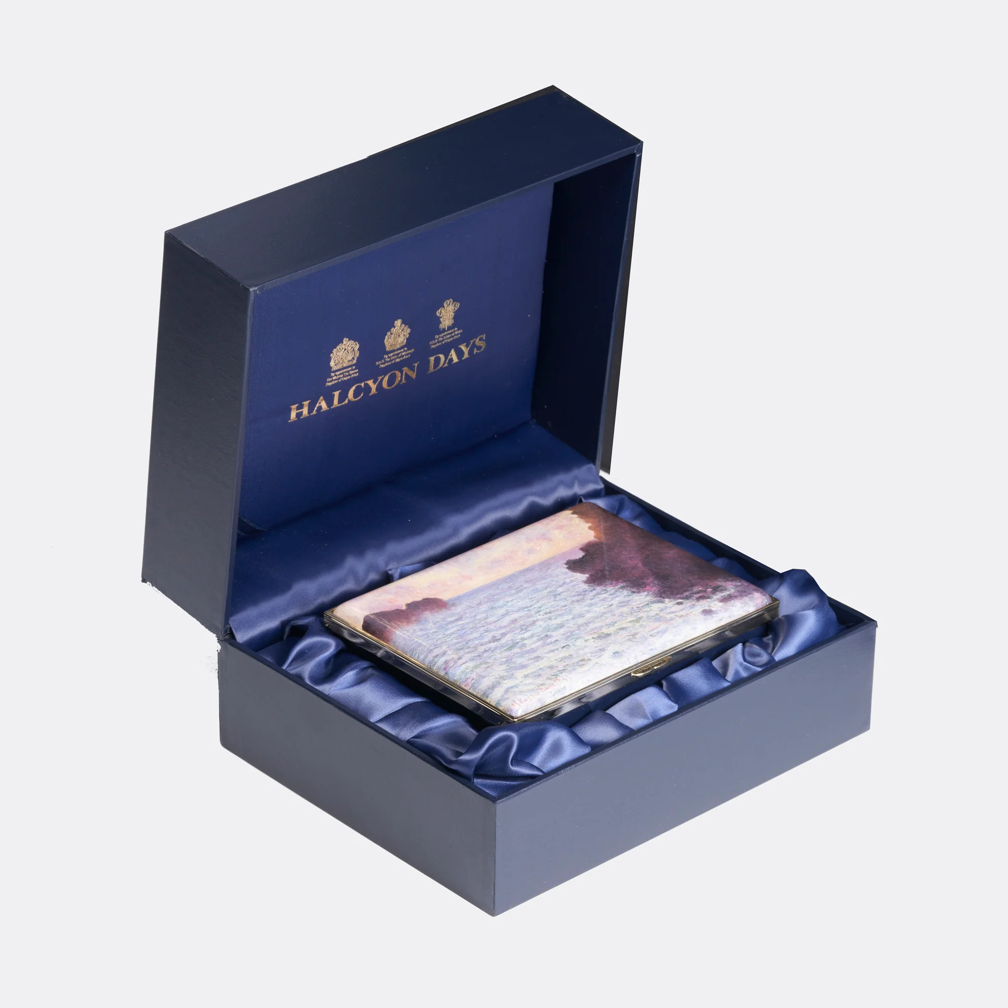 Biltmore® Leather-Lined Enamel Box by Halcyon Days - Image 3
