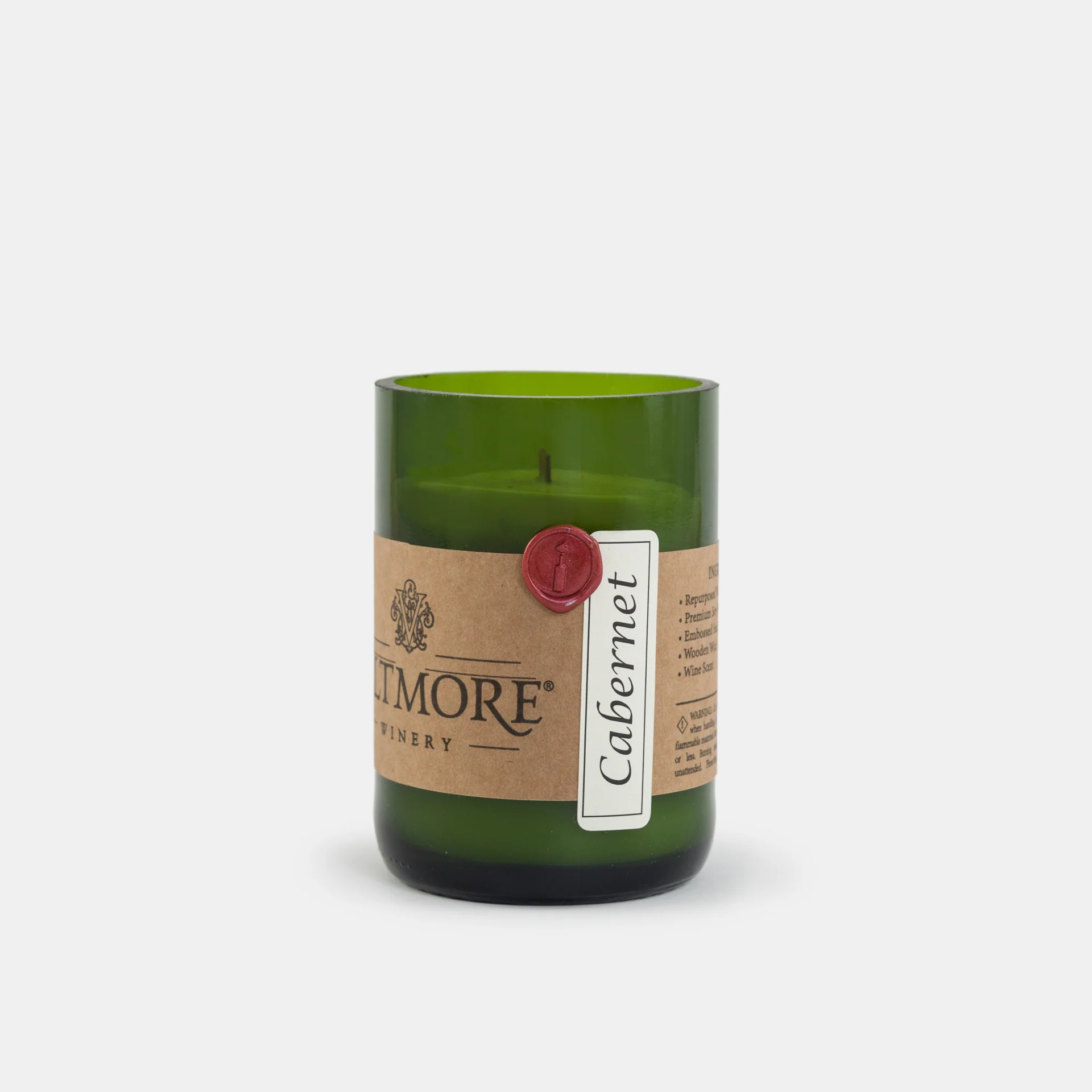 Biltmore® Cabernet Candle in Repurposed Wine Bottle - Image 2