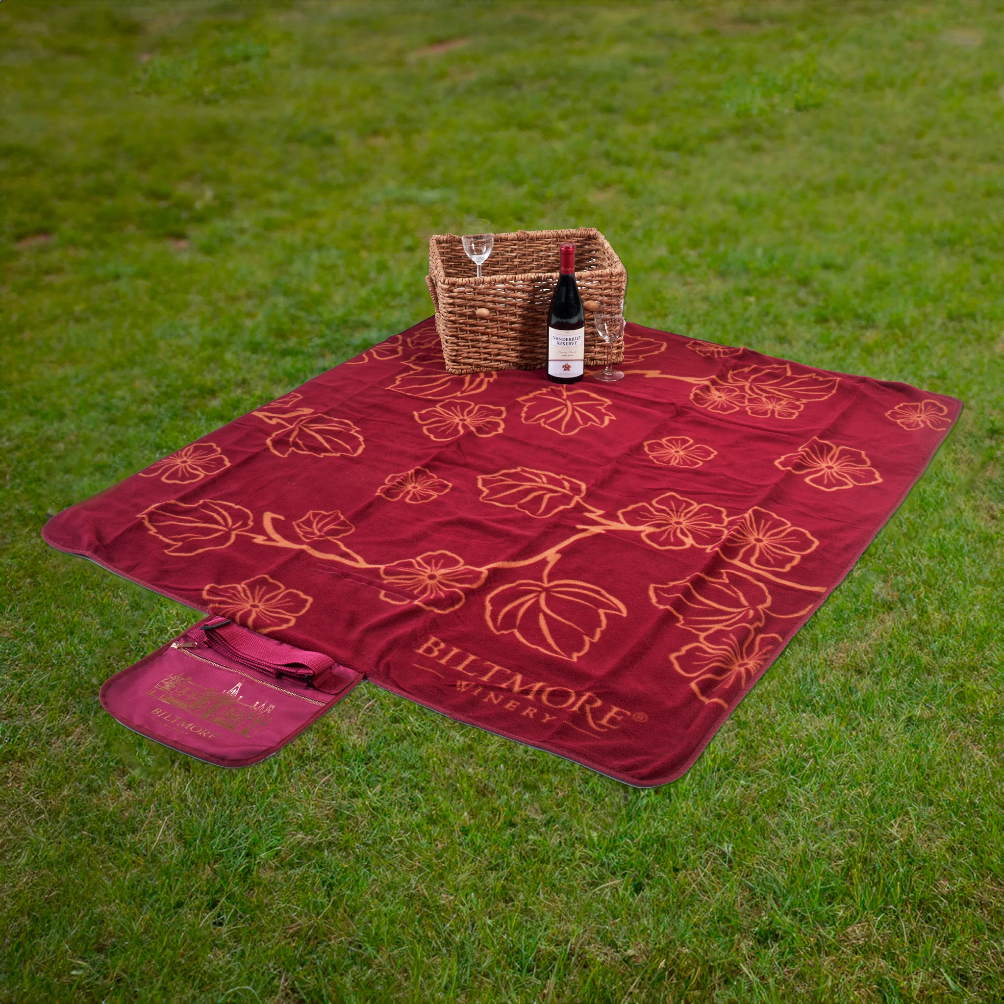 Biltmore® Winery Fleece Picnic Blanket - Image 3