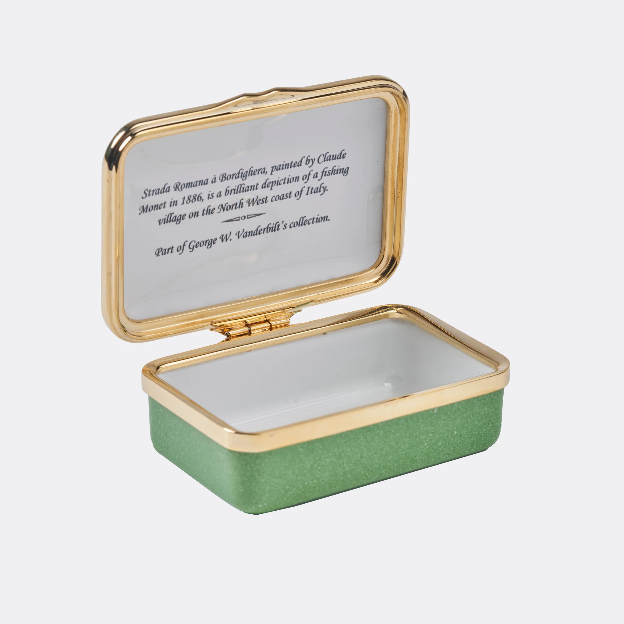 Biltmore®  Sea Green Enamel Box by Halcyon Days - Image 2