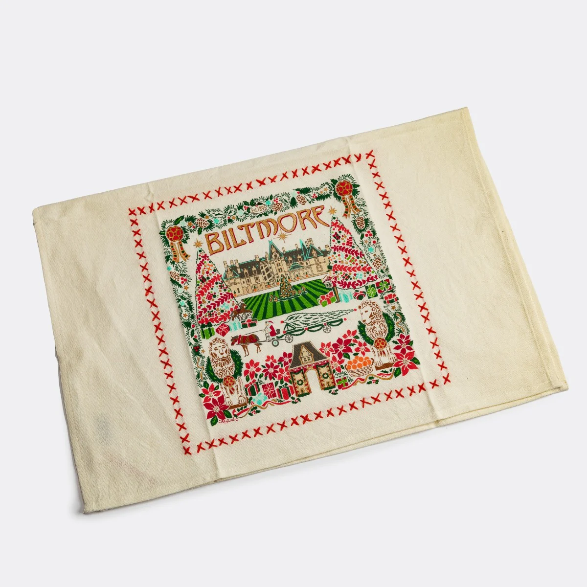 Christmas at Biltmore® Hand-Woven Towel by Catstudio®