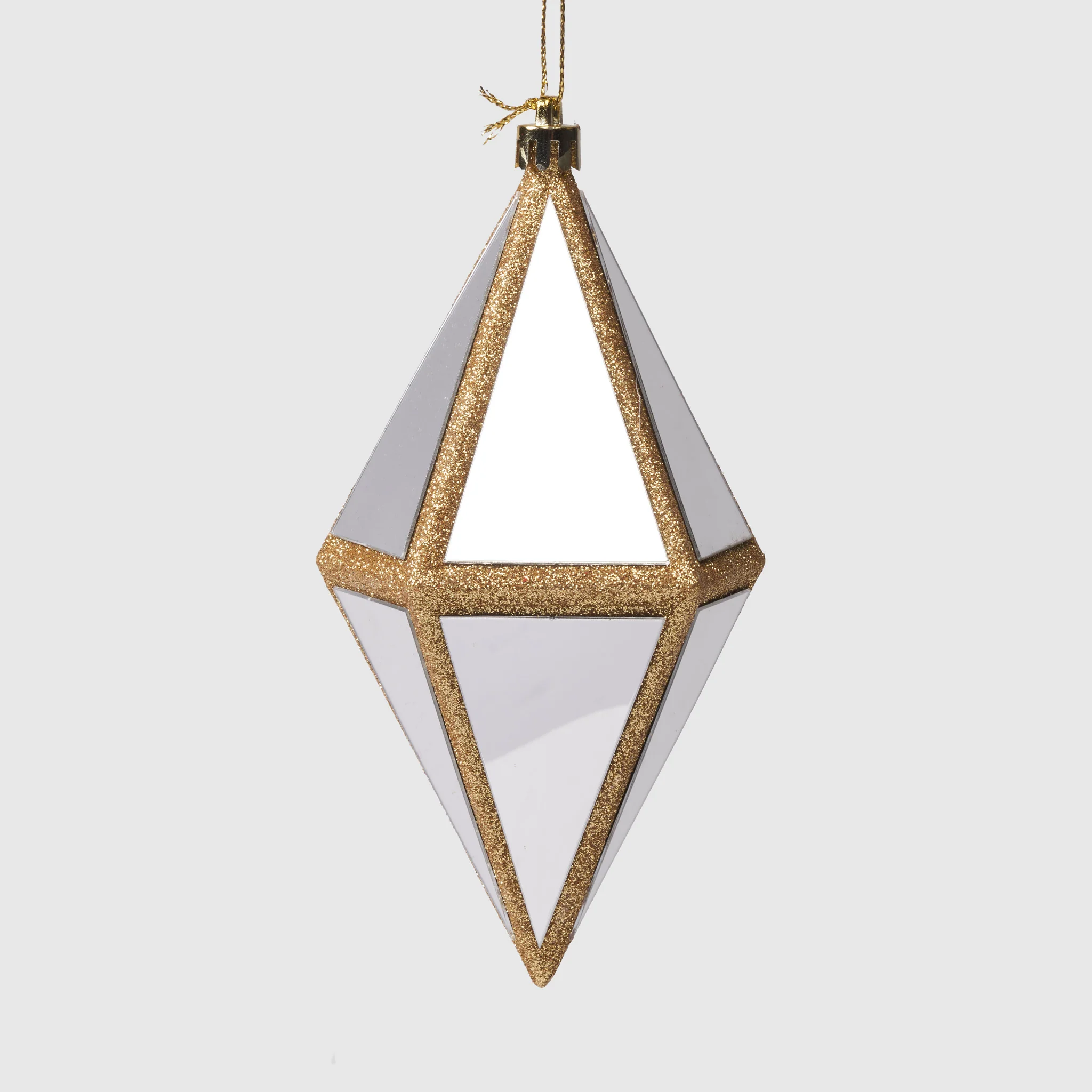 Gilded Diamond Facet Ornament – Tapestry Gallery Collection