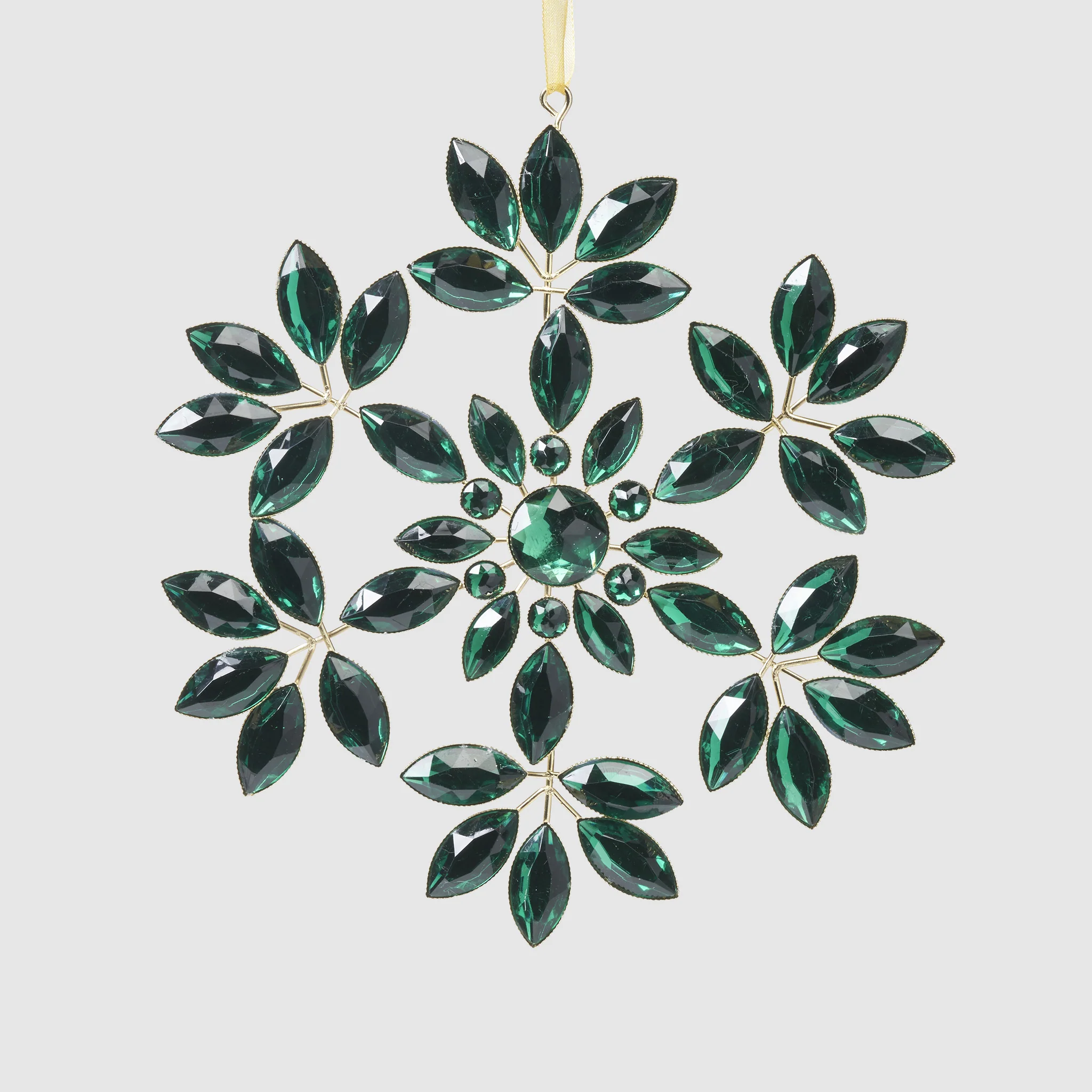 Gilded Green Snowflake – Inspired by the Oak Sitting Room