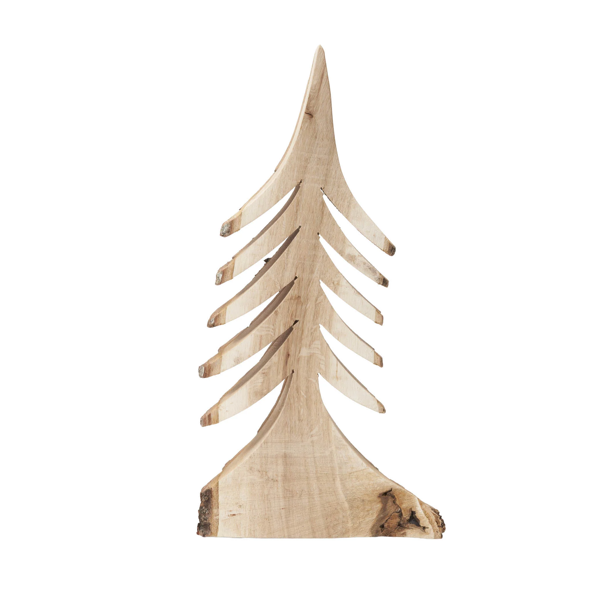 Hand-Carved Wood Tree - Image 5
