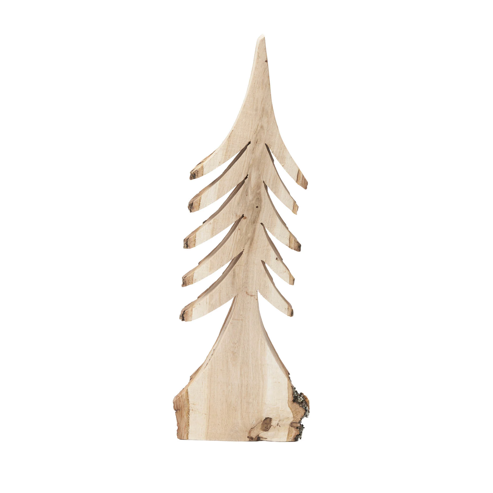 Hand-Carved Wood Tree - Image 7