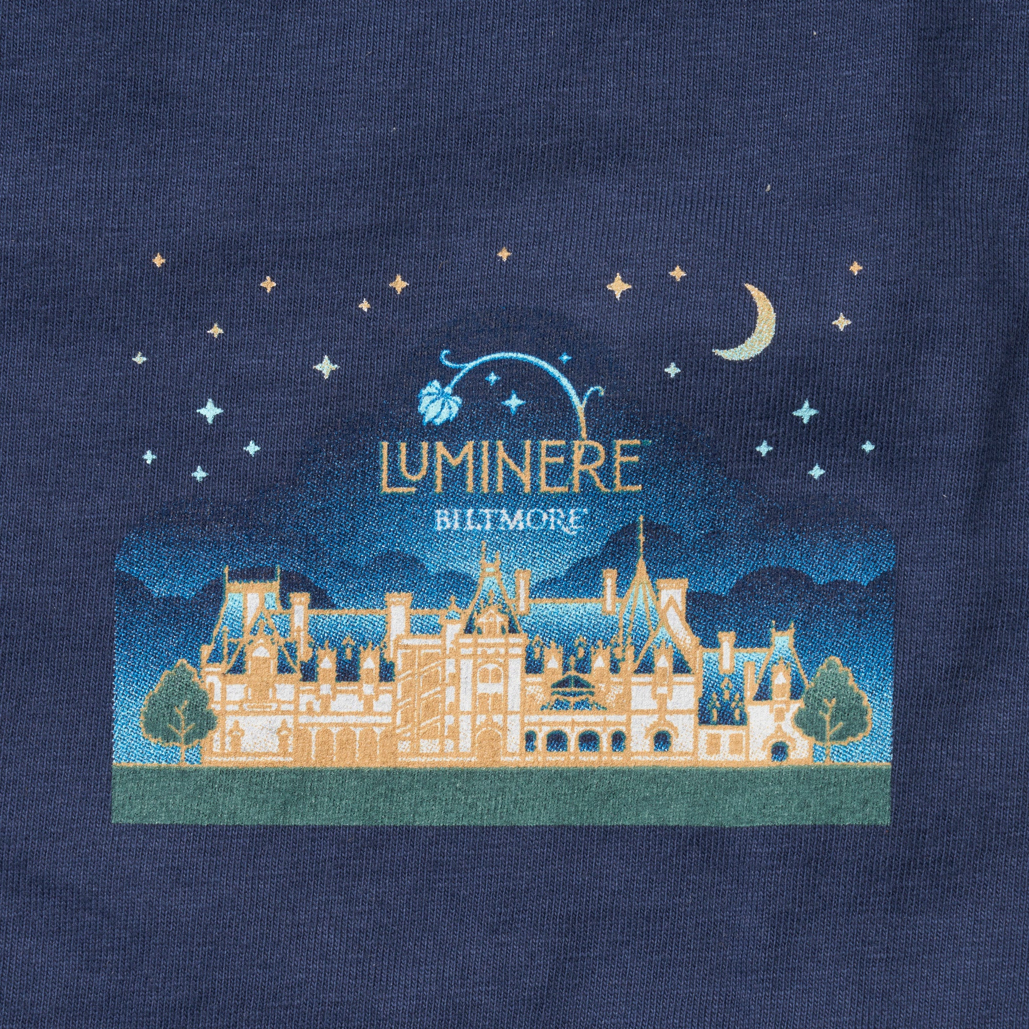 Luminere Cotton T-Shirt - Navy - Image 3