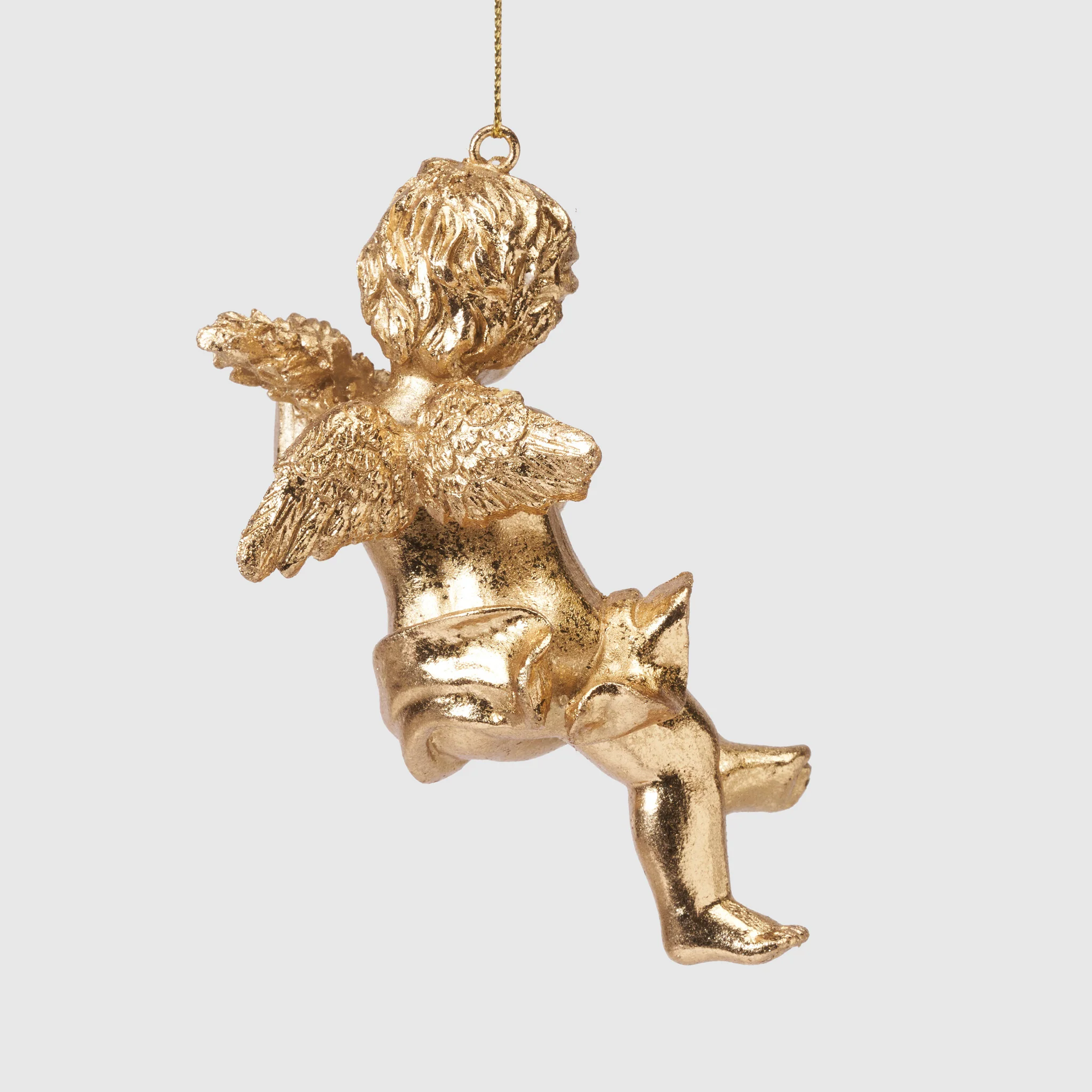 Champagne Gold Cherub Ornament – Tapestry Gallery Collection - Image 2