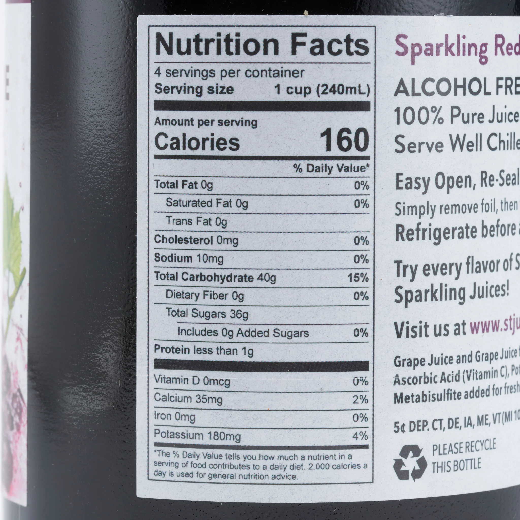 Sparkling Red Grape Juice - Image 3