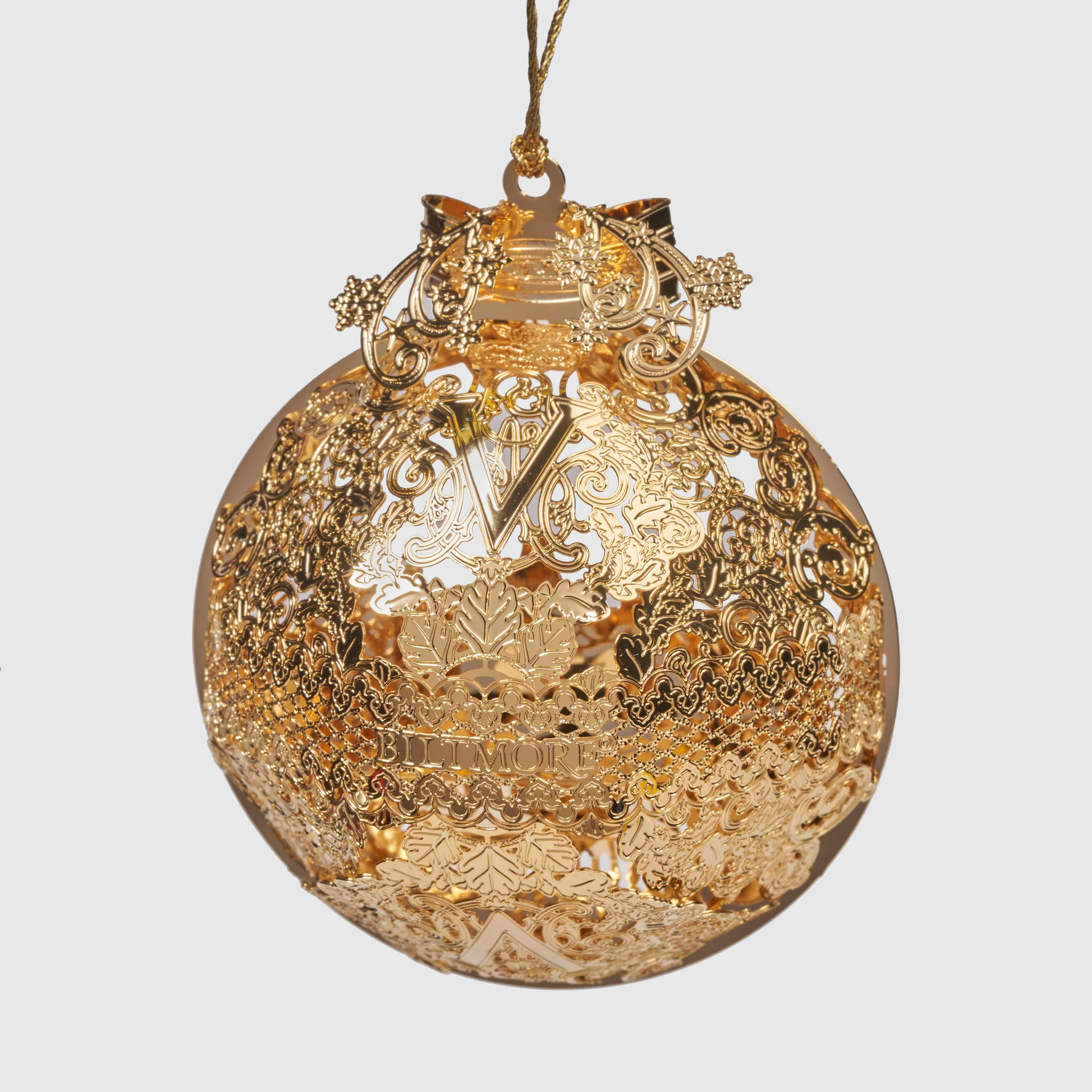 Three-Dimensional Half Ball Biltmore House Ornament - Image 2